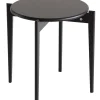 TILIA Soffbord Ø51 H.48 Svartbetsad Ek