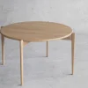 TILIA Soffbord Ø88 H48, vitoljad ek