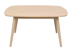 TOMPKINS soffbord kvadratiskt 90x90 vitpigmenterad ek