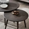 TOMPKINS soffbord runt Ø60 brun ek