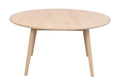TOMPKINS soffbord runt Ø90 vitpigmenterad ek