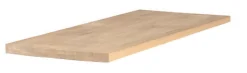TRATTO Iläggsskiva 135x50cm massiv vitoljad ek