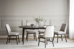 TYLER matbord ovalt 170/210 brun ek