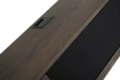 VIVID TV-hylla 133cm brunlackad ekfanér, 1 låda & 1 dörr
