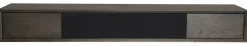 VIVID TV-hylla 172cm brunlackad ekfanér, 2 lådor & 1 dörr