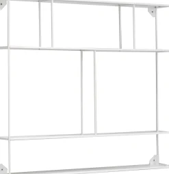 WALL Fast hylla 80x72x12 vitlack