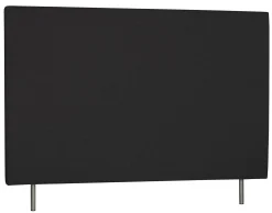 WENDELA Huvudgavel SLÄT 180x8 höjd 117 tyg mörkgrå