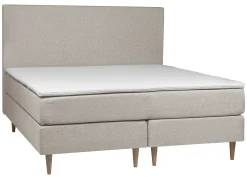 WENDELA Kontinentalsäng 180x200 FAST/FAST tyg beige