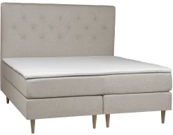WENDELA Kontinentalsäng 180x200 FAST/FAST tyg beige