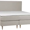 WENDELA Kontinentalsäng 180x200 FAST/MEDIUM tyg beige