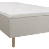 WENDELA Ramsäng 90x200 tyg beige