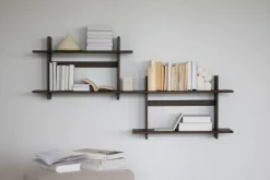 WESTLOCK Vägghylla 75x48 brun ek
