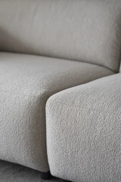 WILLARD 3-sits soffa ljusbeige tyg (K4)