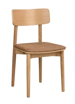 WOLCOTT Stol ek/brun