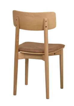 WOLCOTT Stol ek/brun