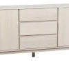 YUMI sideboard 152 vitpigmenterad ek