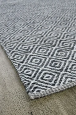 ABISKO Handtuftad matta grey mix 200/290